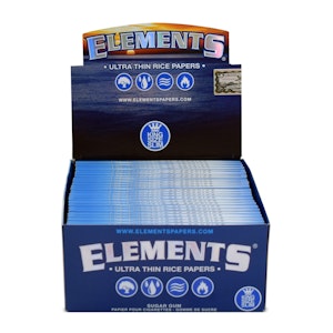 ELEMENTS - Thin Rice Rolling Papers King Size