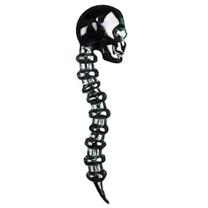 Red Eye Glass  - Smoke Skeleton Dabber