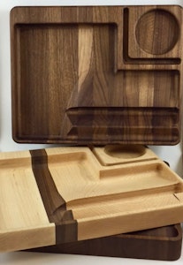 HASH SMASHER - WOOD ROLLING TRAY