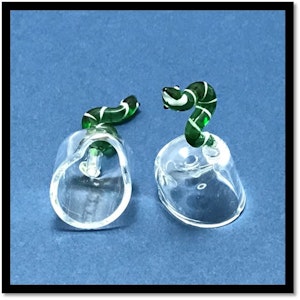 Gear Premium - GREEN SNAKE HANDLE GLASS CARB CAP