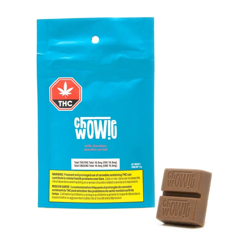 CHOWIE WOWIE - Milk Chocolate 1:1 (2 x 5mg) - Chowie Wowie Main Image