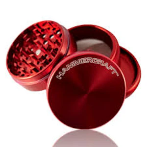 Hammercraft - 2.5" HAMMERCRAFT 4 PIECE GRINDER - RED