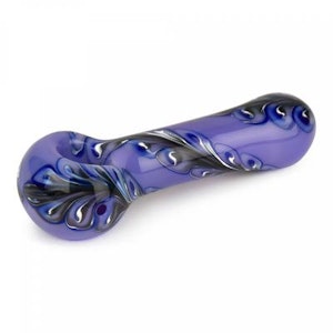 Red Eye Glass  - 4.5" PAISLEY HAND PIPES