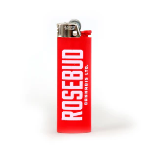 Rosebud Cannabis - Rosebud Bic Lighter Red