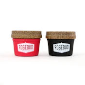Rosebud stash jar child proof red
