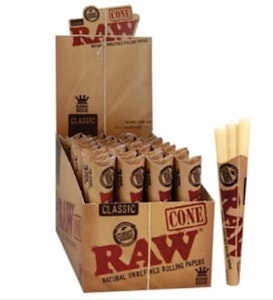 RAW - ACC - RAW - CLASSIC KING SIZE CONES - 3Pk