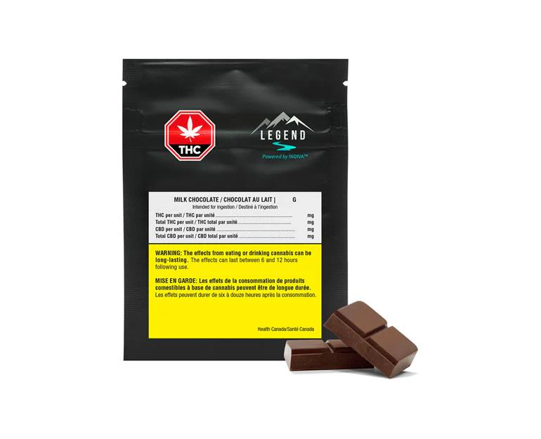 INDIVA - Legend THC Milk Chocolate Main Image