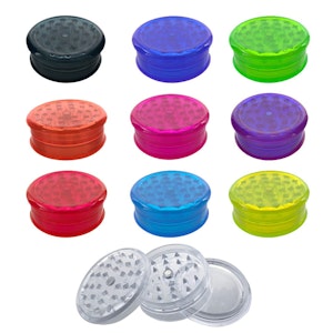 H&F Accessories - Acrylic 3-Piece Grinder w/ Storage by Kitchen Blender - Yellow