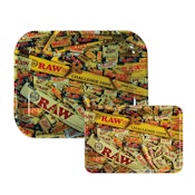 Metal Rolling Tray by RAW - Large 14" x 11" Raw Mix