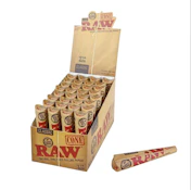 RAW Classic Unbleached Cones- 1 1/4" 6 Pack