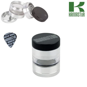 Kannastor - 2.2" STAINLESS STEEL SOLID TOP JAR BODY GRINDER