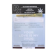 Pre-Roll Greeting Card by KushKards - Stoner Script