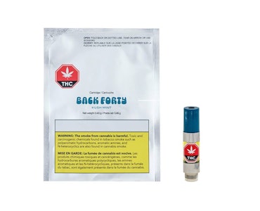 Dosecann LD Inc. - Back Forty Kush Mint Hybrid 1.0 g Prefilled Vape Cartridge