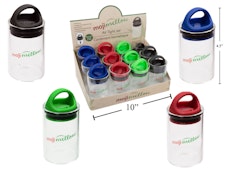 Glass w/ Plastic Handle Air-Tight Container - Assorted Colors