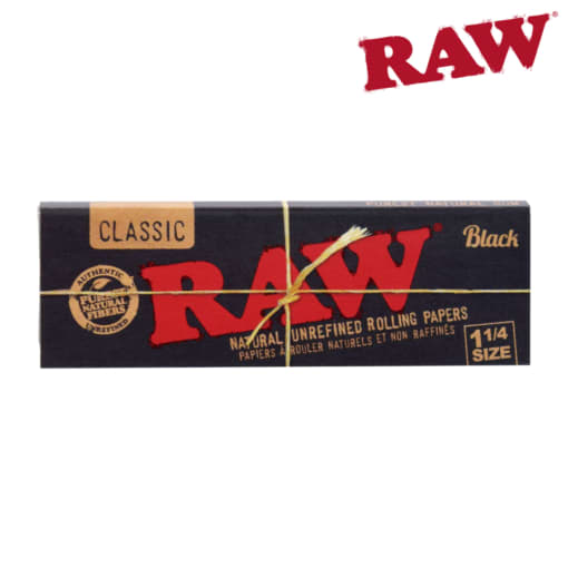 RAW BLACK 1.25 ROLLING PAPER