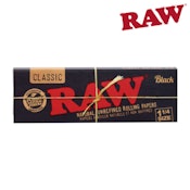 RAW BLACK 1.25 ROLLING PAPER