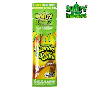 HBI Canada - Lemon Cake Juicy Jay Terp Hemp Wrap 2X per pack