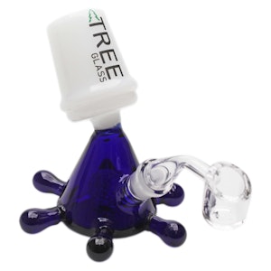 Maq Distributors - Glass Concentrate Rig 5inch Splash Cup with Banger