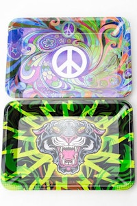 onewholesale.ca - Graphic Rolling Trays - Sm