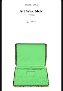 West coast.Gifts - Skilletools Dab-Art Wax Mold Green