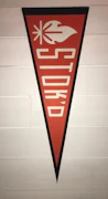 Stok'd | Pennant | Red w white flame