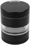 BLACK 2.2" SOLID TOP JAR BODY KANNASTOR 2.2" GRINDER