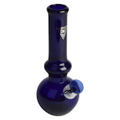 Red Eye Glass - Blue Glass Water Bong 8"
