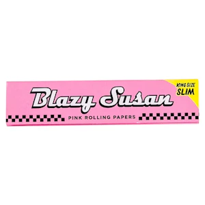 IN Accessories - Blazy Susan Pink Rolling Papers King Size Slim