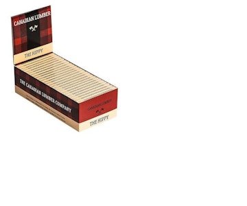 HUMBLE + FUME - Hippy Unbleached Hemp & Flax Rolling Papers with Tips - 1.25"