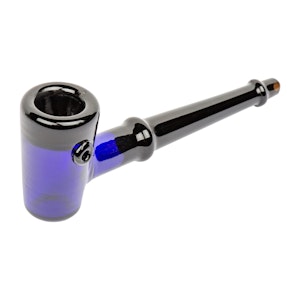 Red Eye Glass  - 4.75" LUMBERMAN HAND PIPE - BLUE