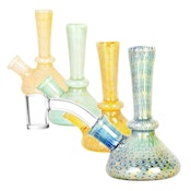 PULSAR 4" 10MM MINI FUMED BEAKER W/BANGER ASSORTED COLOURS