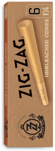 Zig Zag - Zig-Zag Pre-Rolled Cones - Unbleached 1 1/4 Papers