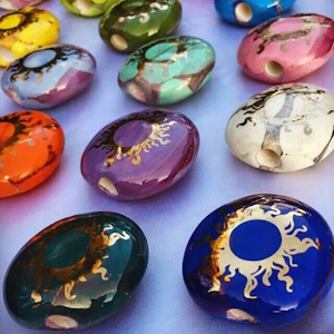 Humble & Fume - Porcelain Gold smoke stone