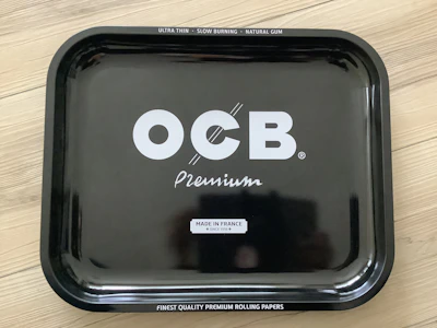 One Whole Sale Canada - OCB Metal Rolling Tray - Large - Black