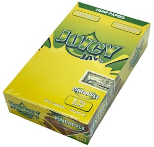 T CANN MGMT CORP - Juicy Jay's 1 1/4 - Pineapple Flavoured Papers