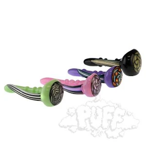 Puff Pipes - Chipstack Pipe by Intent Glass