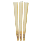 OCB |  King size Virgin Unbleached Cones | 3pk