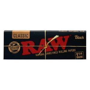 RAW - RAW Black 1 1/4 Rolling Papers