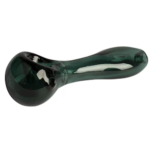 Red Eye Glass - RED EYE GLASS 4.5" TEAL HONEYDEW FLATTY HAND PIPE - 1
