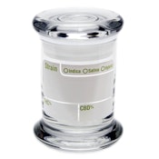 Storage - Write & Erase Pop Top Glass Jar (Clear)