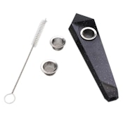 Blue Sandstone Crystal Pipe