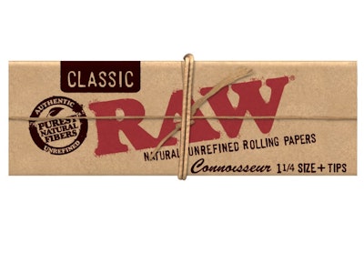 Humble and Fume - Raw 1 1/4" Unbleached Connoisseur Papers with Tips