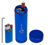 Cannatonik 3 in 1 Blue Grinder Dugout Stash