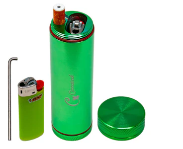 Maple Craft - Cannatonik 3 in 1 Green Grinder Dugout Stash