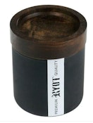 RYOT Black Jar w/silicone Seal and Walnut Tray Lid - RYOT Black Jar w/silicone Seal and Walnut Tray Lid