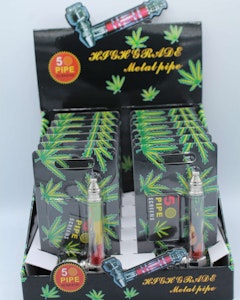 Golden Crown - Bob Marley Metal Pipe