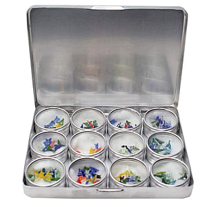 Glass Flower Screens - Pack of 5