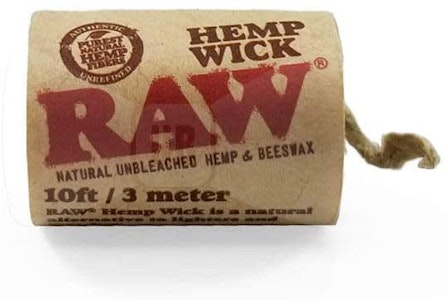 Raw - Hemp Wick 10ft / 3m