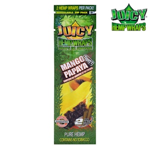 Juicy Jay  - MANGO PAPAYA JUICY JAYS HEMP WRAPS 2/PK