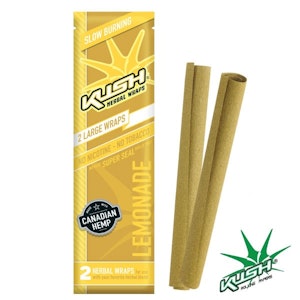 Kush Herbal Wraps - Kush Herbal Hemp Wrap Cones - Lemonade